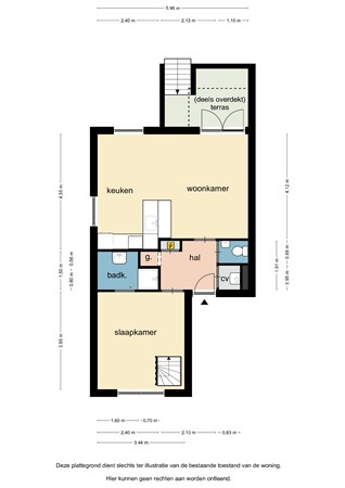 Floorplan - Graetheide 71, 6121 RM Born